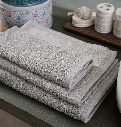 Cokitex Bath Towel Lovable 80x150cm Light Grey Weight 600gr/m²