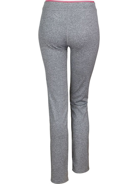 Spiro Sport S275F Grey Marl / Hot Coral Women's Sweatpants Gray