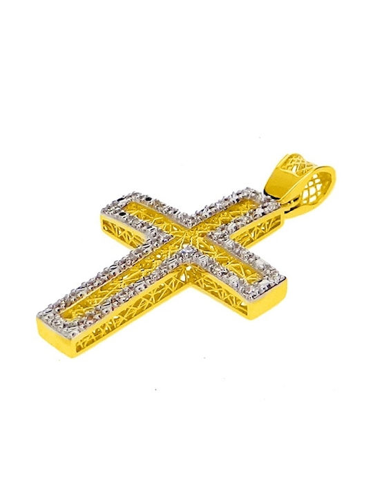 Xrisokosmima Women's Gold Cross 14K with Chain