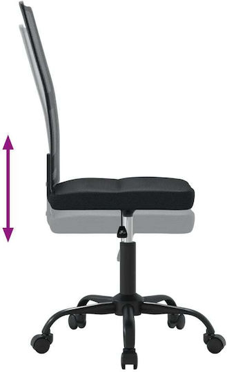 vidaXL Scaun De Birou Negru