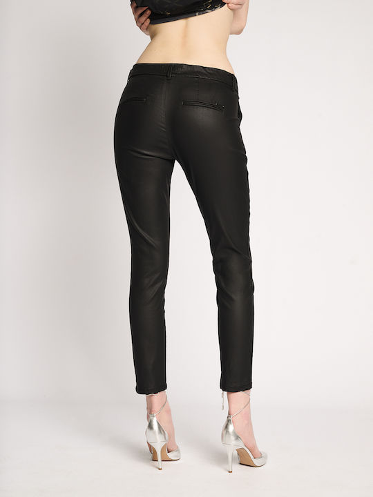 Staff Patrizia Wmn Pant Women's Fabric Trousers Black