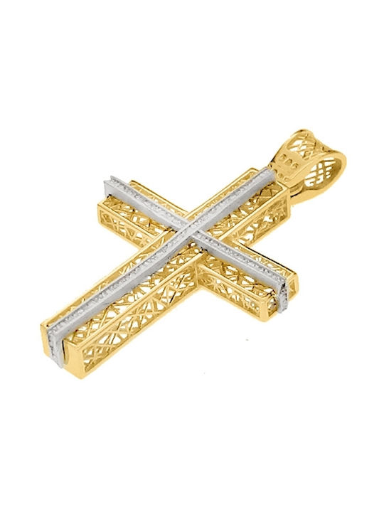 Xrisokosmima Men's Gold Cross 14K with Chain