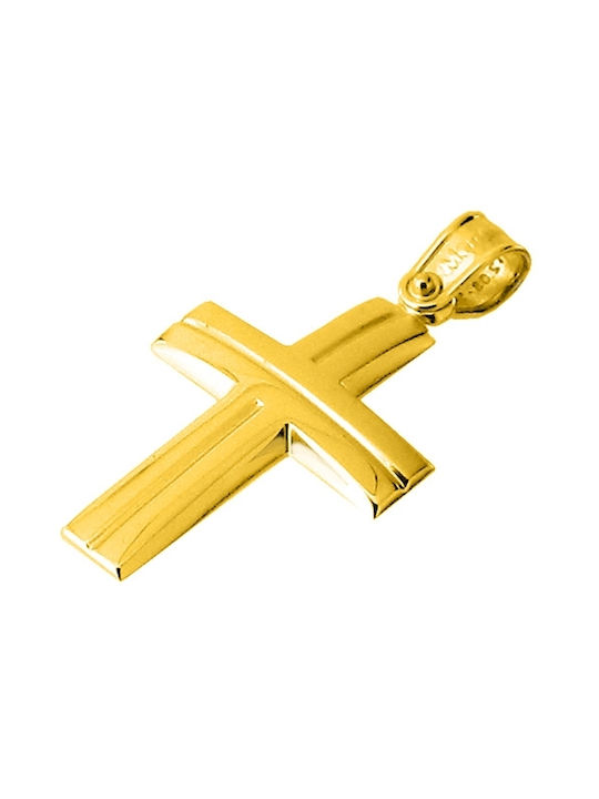 Xrisokosmima Men's Gold Cross 14K with Chain