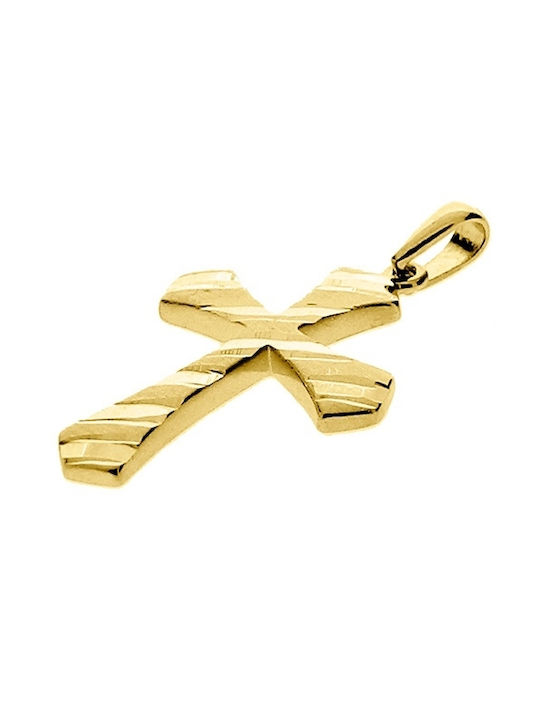 Xrisokosmima Men's Gold Cross 14K with Chain