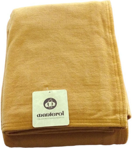 Manterol Casa Arica 001 Spanische Decke Fleece Einlagig 160x240cm Beige