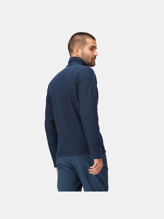 Regatta Men's Long Sleeve Blouse with Zipper Navy Blue