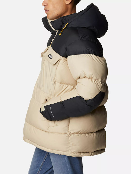 Columbia Herren Winter Jacke Puffer Beige