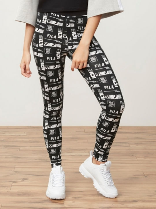 Rey High-Waisted Print Legging Women's Long Legging Black