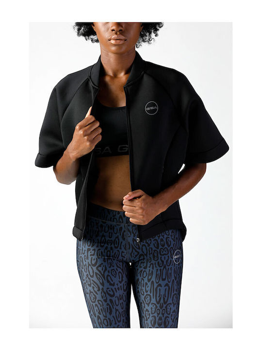 Scubatech Bolero 17-27004 Jet Black Damen Sweatshirtjacke Schwarz