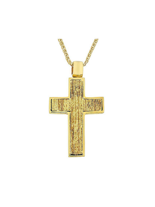 Verorama Women's Gold Cross 14K with Chain