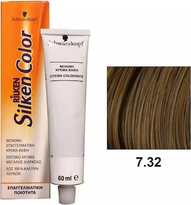 Schwarzkopf Silken Color Боя за Коса 7.32 Руса перла 60мл