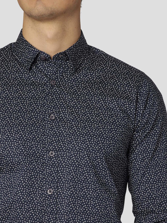 31-200167 Long-sleeved Shirt Navy Blue