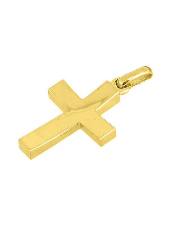 Men's Gold Cross 14K with Chain