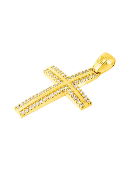 Women's Gold Cross 14K with Chain