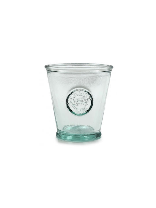 Glass Drops Pahar pentru apa din Sticlă în Culoarea Verde 220ml