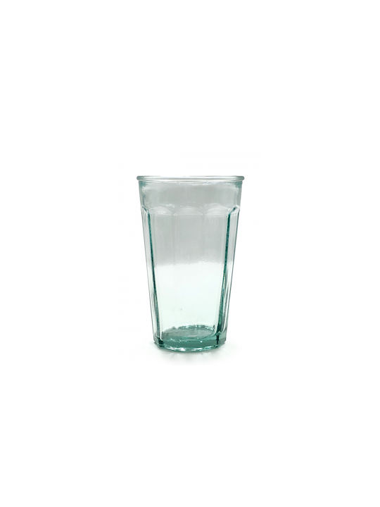 Glass Drops Pahar pentru apa din Sticlă în Culoarea Verde 500ml