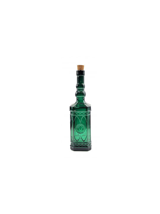 Glass Drops Μπουκάλι Νερού Γυάλινο με Φελλό 500ml
