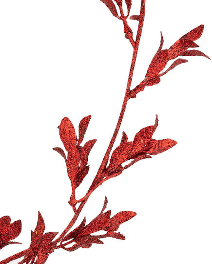 Weihnachtliche Girlande Plastik Rot 180x6cm 1Stück
