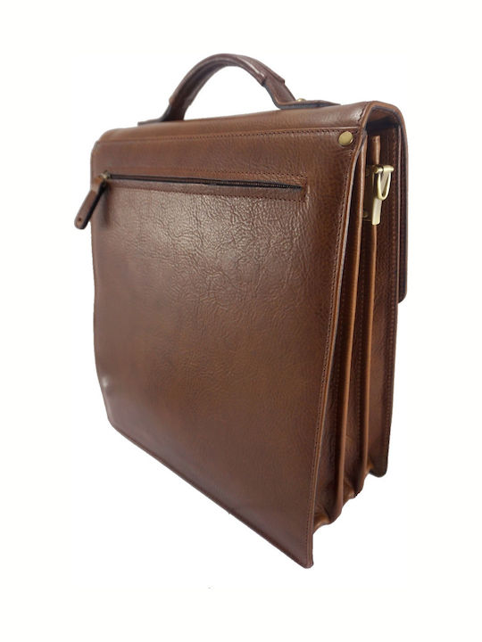 Leather Men's Bag Shoulder / Crossbody Coffee