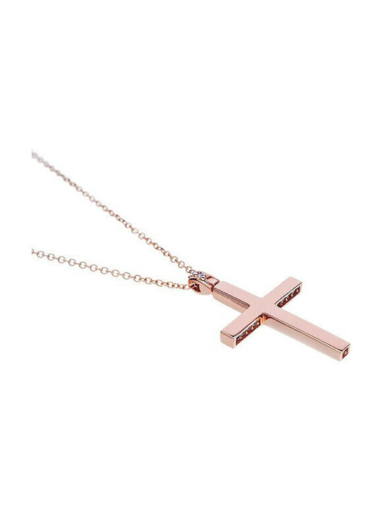 Vitopoulos Damen Roségold Kreuz 14K