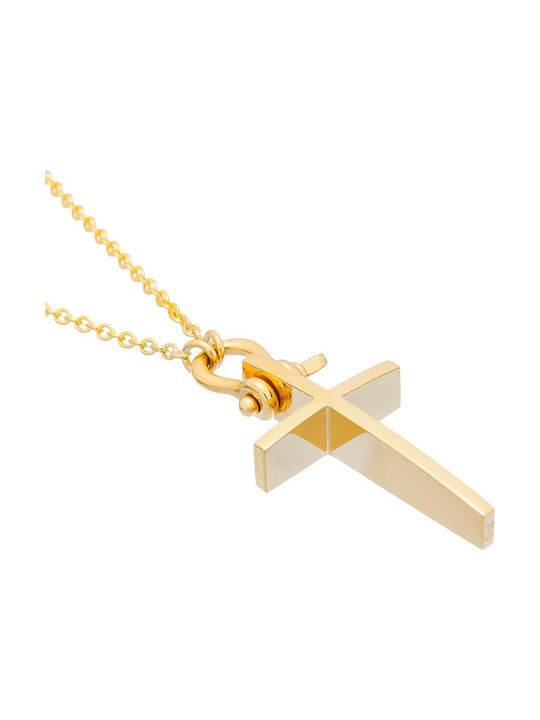 Vitopoulos Women's Gold Cross 18K