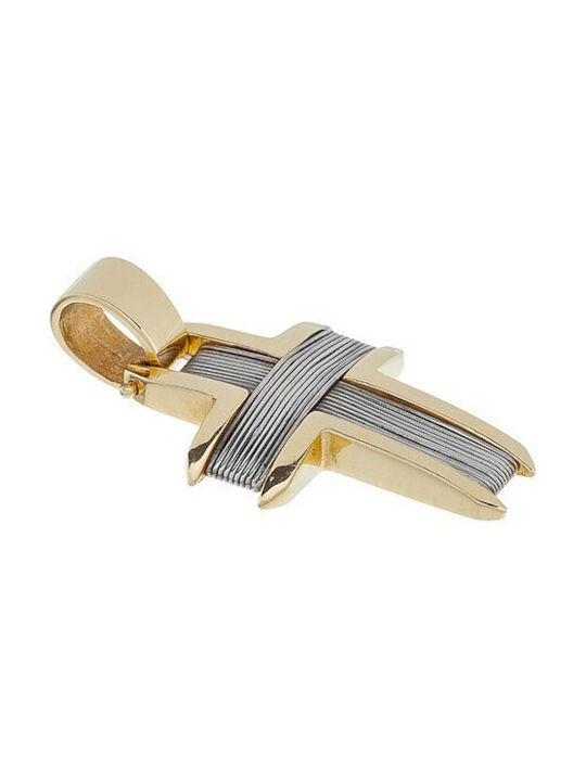 Vitopoulos Men's Gold Cross 14K