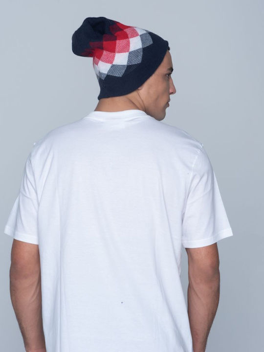 Beanie Ανδρικός Σκούφος Πλεκτός Dark Blue