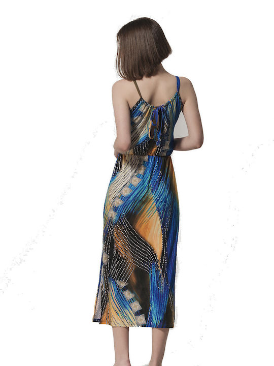 Luna Broadway Women's Maxi Dress Beachwear Multicolour