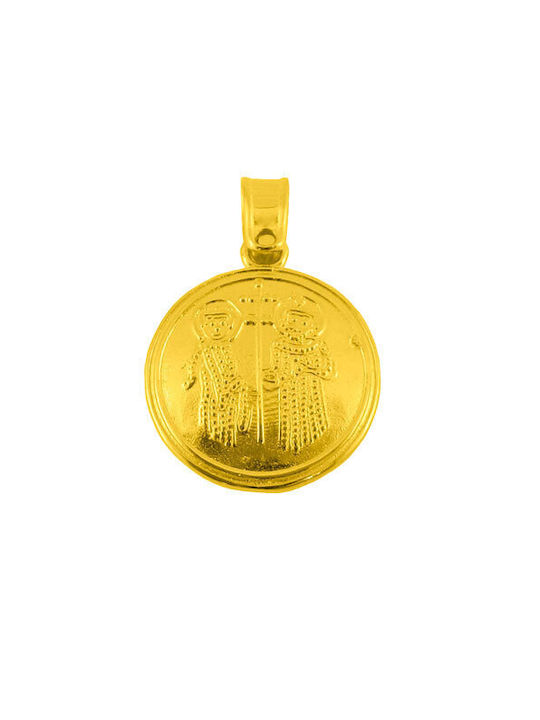 Pendant Kids Talisman Double Sided from Gold 14K FL239A