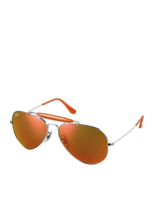 Ray Ban Γυαλιά Ηλίου Ασημί με Μεταλλικό Σκελετό Ray Ban Γυαλιά Ηλίου Ασημί με Μεταλλικό Σκελετό