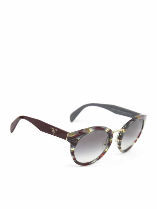 Prada Sonnenbrillen Braun mit Mixed Gestell Prada Sonnenbrillen Braun mit Mixed Gestell