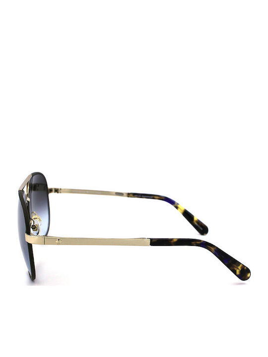 Kate Spade Unisex Sonnenbrille mit Gold Metall Gestell AMARISSA/S 01Q GO