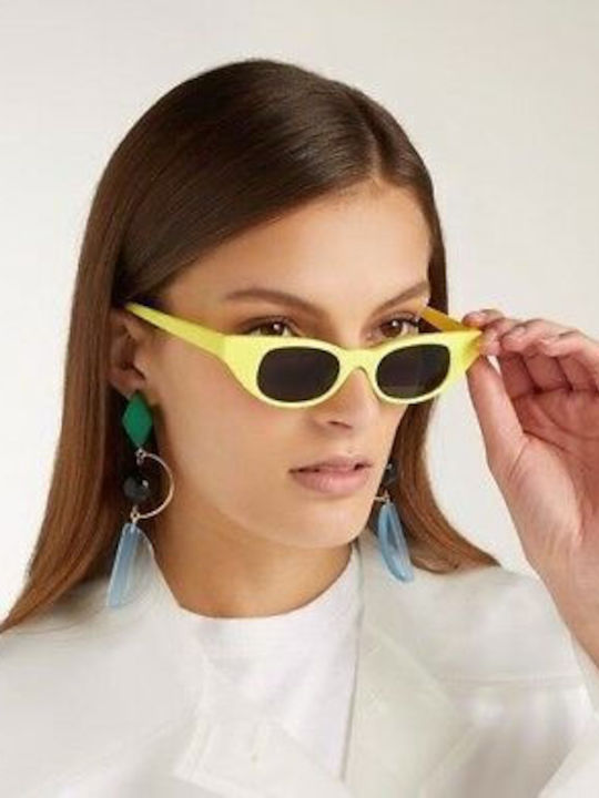 Le Specs The Breaker Women's Sunglasses with Yellow Plastic Frame LAS1821106