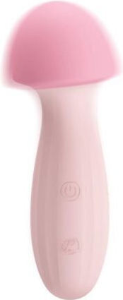 Pretty Love Mushroom Vibrator Massage with Remote Control 13cm Pink