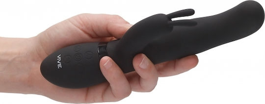 Vive Izara Δονητής Rabbit 22cm Black