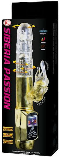 Baile Siberia Passion Δονητής Rabbit 23cm Gold