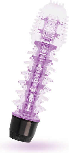 Glossy Axel Vibrator Κλασικός Δονητής 14cm Purple