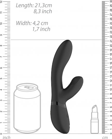 Vive Kyra Vibrator Rabbit Black