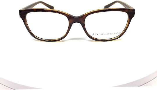 Armani Exchange 3037 8037 Дамски Ацетат Рамки За Очилa Кафяв Костенурков AX3037 8037