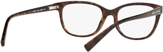 Armani Exchange 3037 8037 Дамски Ацетат Рамки За Очилa Кафяв Костенурков AX3037 8037