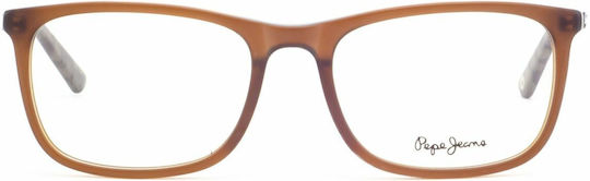 Pepe Jeans PJ3287 C2 Plastic Eyeglass Frame Brown PJ3287-C2