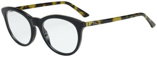 Dior Rama Ochelari Pentru Femei Din Acetat Neagră