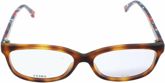 Fendi Rame Ochelari Pentru Femei Maro FF 0173 TTR