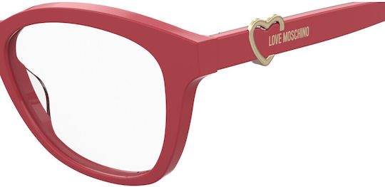 Moschino Eyeglass Frame Red MOL620 C9A