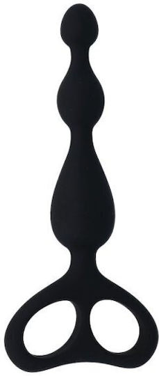 Intense Danti Anal Anal Beads Black 17.5cm