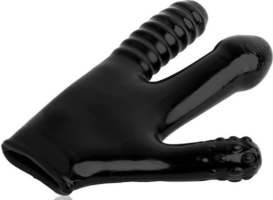 Oxballs Claw Textured Glove Dildo Anal Negru