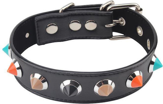 Chisa Novelties Behave! Collar with Thorns Collar in Black Color