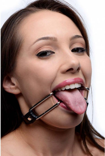 XR Strict Leather Mouth Spreader Φίμωτρο σε Μαύρο Χρώμα