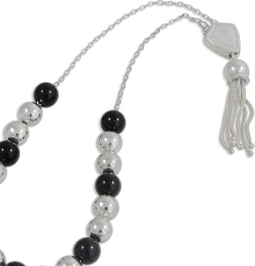 SilverBrand.gr Sorgenperlen aus Silber Länge 1cm Silber