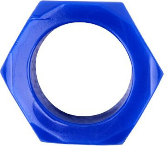 Chisa Novelties Get Lock Nust Bolts Cock Ring Δαχτυλίδι Πέους Μπλε